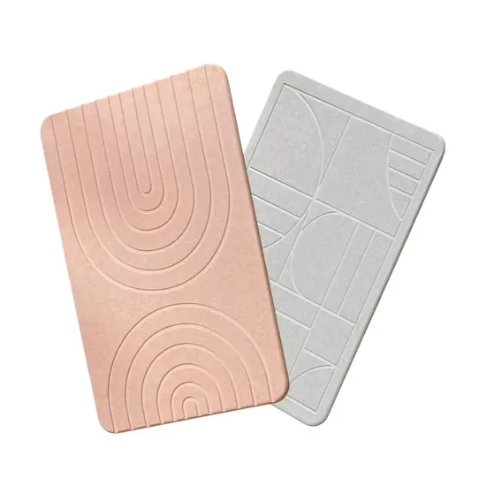 Customized Design Anti Slip Quick Drying Diatom Bath Mat