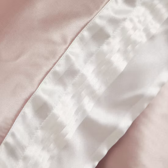 Set lenzuola rinfrescanti bianche king size certificate Oeko in 100% seta