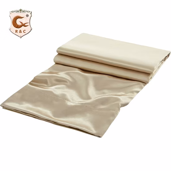 Promozione di fabbrica Set di lenzuola morbide e setose Lenzuolo con angoli Set di biancheria da letto in raso estivo